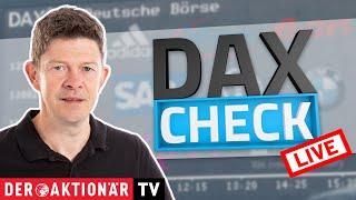 DAX-Check LIVE: Airbus, Covestro, Merck, MTU, Munich Re, SAP im Fokus