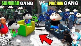 Shinchan  Gang VS Pinchan Gang In GTA 5!