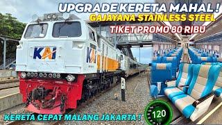 NAIK KERETA API TERMAHAL MALANG JAKARTA ! Trip KA Gajayana Eksekutif Terbaru, TARIF PROMO 80 Ribu !