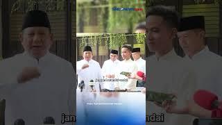 Prabowo Doakan Survei Gibran Naik, Mau Jadi Cawapres? #prabowo #gibran #shorts