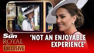 I was surprised Kate went in the carriage - but when I saw her with her family it all made sense