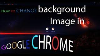 How to change background theme in google chrome