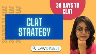 CLAT 2021 Strategy | 30 days to CLAT 2021