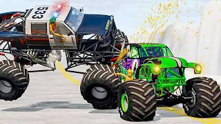 Mad Monster Truck Race #2 | Epic BeamNG Drive Road Rage