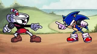 Fnf cuphead and sonic