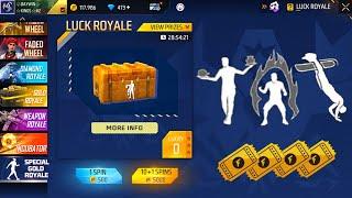 SPIN  SPECIAL GOLD ROYALE  FREE EMOTES  FREE FIRE