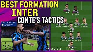 PES2021 Best Formation | INTER | HOW TO USE CONTE TACTICS