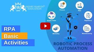 RPA Basic Activities | Best RPA Using Ui Path Online Course Tutorial For Beginners @henryharvin