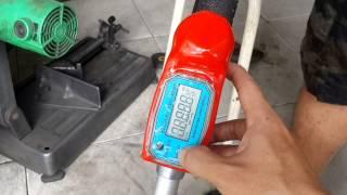 Nozzle Pertamini + flow meter digital