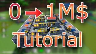 0 to 1M$ Tutorial (Noob to Pro) | Block Tycoon