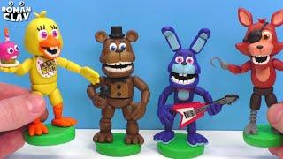 Animatronics FNAF World with Clay