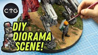 GIANT Walker robot Diorama - DIY Model Making