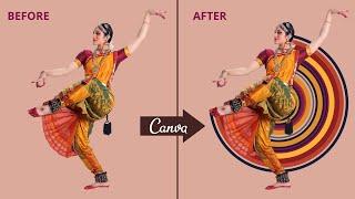 How to create Stretch Pixel effect on Canva | Canva for Beginner 2021 | Canva tutorial