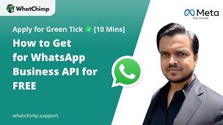 How to get WhatsApp Business API | FREE WhatsApp Business API