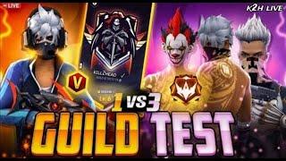 V BADGE GUILD TEST LIVE  ANSH BOND  KILL2HEAD