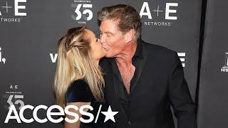 David Hasselhoff Packs On The PDA With Wife Hayley Roberts! | Access