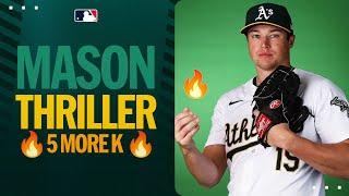 Mason Miller continues to be UNREAL out of the 'pen!  (BOTH INNINGS - 5 MORE K! ️)