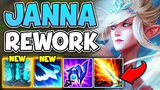 THE JANNA REWORK IS HERE! SHE'S A MID LANE MAGE NOW?! (RIOT MESSED UP)