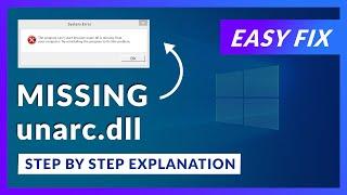 unarc.dll Missing Error | How to Fix | 2 Fixes | 2021