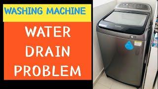 fully automatic washing machine water continuously draining problem how to fix