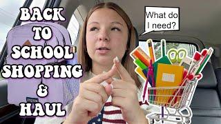 Back To School Shopping and Haul! **Officially Leah**