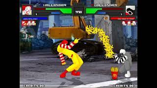 MUGEN AX/WINMUGEN "Battle 4vs4 #77" Team Donald DD1 vs Team EvilDonald (Patch Donaldessu)