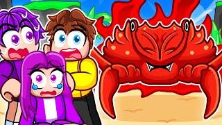 Unlocking The CRAB BOSS in Roblox STRONGEST BATTLEGROUNDS!