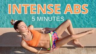 5 MIN. INTENSE ABS WORKOUT FOR QUICK RESULTS (FLAT STOMACH FAT BURN)