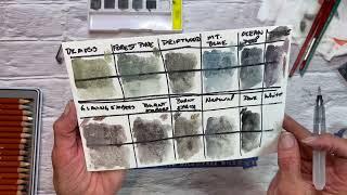 Review - Derwent Tinted Charcoal Paint A Charcoal that acts like Watercolor?