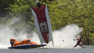 Drag Boat Racing Crash Compilation. Аварии Сверхскоростных Катеров