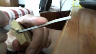 Lock Picking Masterlock 150 with Southord Jackknife Lock Pick