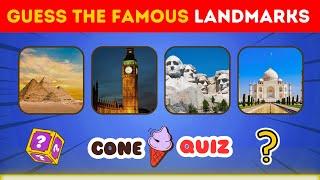 How Good Is Your Famous Landmarks Knowledge in 2024? | Landmark Quiz | The Landmarks | Quiz Cone