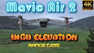 DJI Mavic Air 2 Drone -Normal Mode Range Test - High Elevation