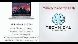 HP Probook 650 G4 Unboxing | Technical Guide Pro What's Inside the Box