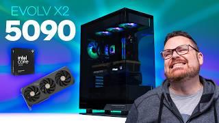 Beautiful $4300 RTX 5090 Gaming PC in the Phanteks Evolv X2 Case