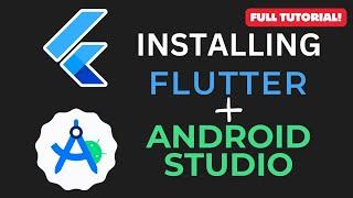 How to Install Flutter & Android Studio on Windows | تحميل وتثبيت فلاتر وبرنامج الأندرويد استوديو