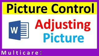 How to fix picture adjustment in word file