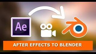 How To Transfer Camera Tracking Data from After Effects to Blender