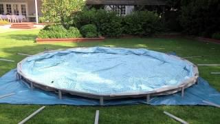 Intex Ultra Frame Swimming Pool Set-Up from InTheSwim.com