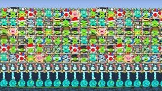 Bad Piggies - INTERESTING ALL DIFFERENT PIGGIES SKIN SILLY INVENTIONS!