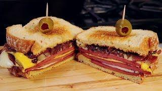 The Best Fried Bologna Sandwich