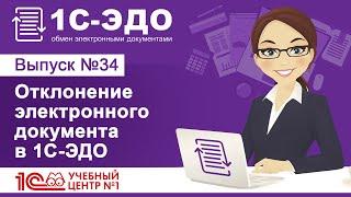 Отклонение электронного документа в 1С–ЭДО