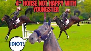 4* HORSE NOT HAPPY WITH YOUNG EROL | ZEB AND EROL GO SHOWJUMPING + XC || VLOG 142