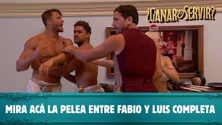 Pelea de Fabio y Mateucci completa | ¿Ganar o Servir? | Canal 13