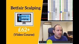 Betfair Scalping £62+ Pre Race (Video Course)