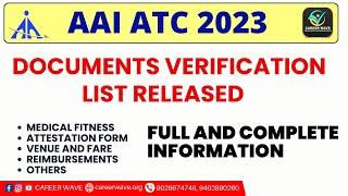 AAI ATC DV List Released: MEDICAL FITNESS TEST AND PSYCHOLOGICAL ASSESMENT | DV Process | CW