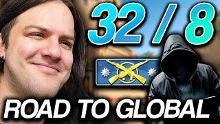 ROAD TO GLOBAL: El tipo JURABA que yo era un "CHEATER"... | CS2