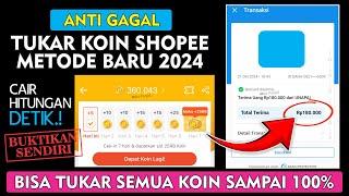 BERHASIL CARA BARU TUKAR KOIN SHOPEE JADI SALDO DANA & REKENING - TUKAR KOIN SHOPEE TERBARU 2024