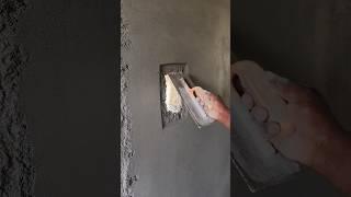 Plastering techniques #shortsfeed #construction #satisfying #skills #amazing #shorts #plaster