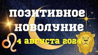 НОВОЛУНИЕ  во Льве️ 4 августа 2024#астрология #астропрогноз #новолуние